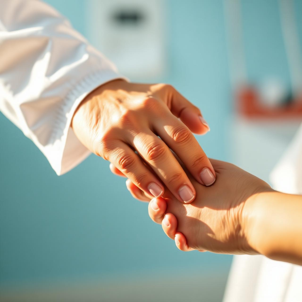 Compassionate hands of a Greater Shores provider